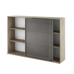 Arredo ufficio completo moderno rovere antracite lucido Time 5
