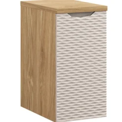 Base bagno sospesa 30x60h cm 1 anta beige rovere Swim
