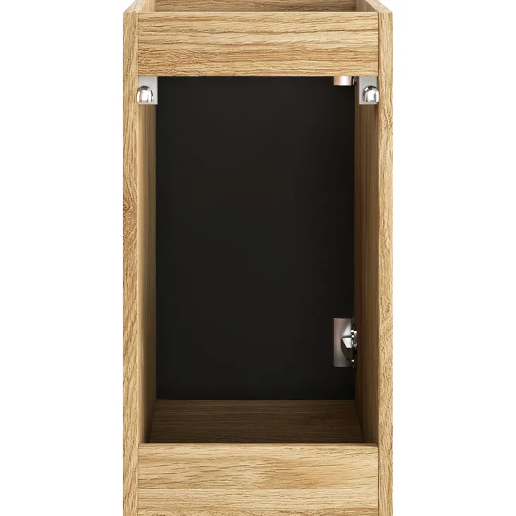 Base bagno sospesa 30x60h cm 1 anta nero rovere Swim