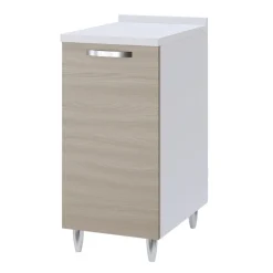 Base sottolavello 120x86h cm reversibile 3 ante rovere olmo Talise