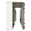 Cabina armadio 148x199h cm ad angolo rovere champagne beige Fabiana Gihome®