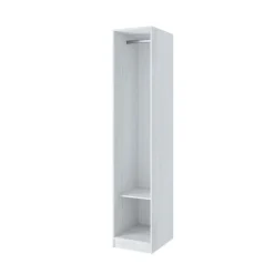 Cabina armadio 40x201h cm con appendiabiti bianco frassinato Dulcinea