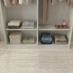 Cabina armadio 160x201h cm con appendiabiti bianco frassinato Dulcinea 2