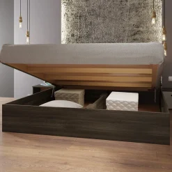 Camera completa matrimoniale con comò moderna rovere scuro e chiaro Rovigo