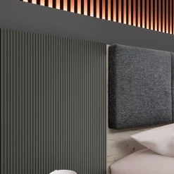 Camera da letto matrimoniale completa rovere antracite opaco Urbino