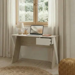 Cameretta completa bambini 1 letto singolo rovere bianco Francesco Gihome®