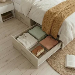 Cameretta completa bambini 1 letto singolo rovere bianco Francesco Gihome®