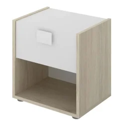 Cameretta per bambini completa 2 letti singoli rovere bianco Cairo