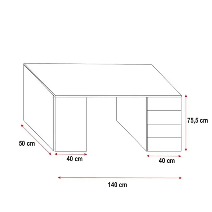Cameretta 324x86cm completa 2 letti singoli bianco grigio Diego Gihome®