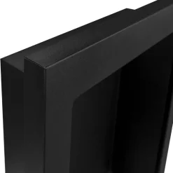Caminetto 39x61h cm bioetanolo da parete acciaio nero Bernina