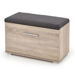 Cassapanca scarpiera 70x45h cm da ingresso moderna rovere Viki