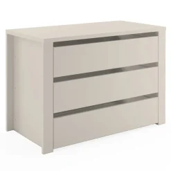 Cassettiera interna 3 cassetti per armadio modulo 90cm beige cashmere Batty