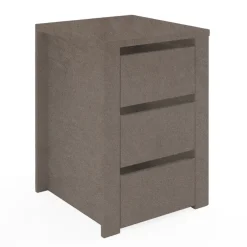 Cassettiera interna 3 cassetti per armadio modulo 45cm marrone bronzo Batty