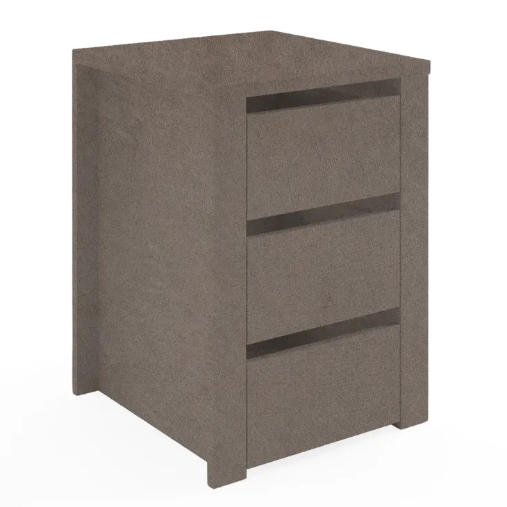 Cassettiera interna 3 cassetti per armadio modulo 45cm marrone bronzo Batty