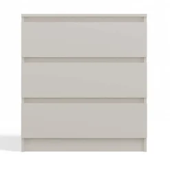 Cassettiera 70x75h cm 3 cassetti beige cashmere Kitri