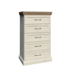 Cassettiera 57x98h cm 5 cassetti pino frassinato rovere Blend