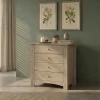 Cassettiera 80x90h cm 4 cassetti rovere sonoma Londra