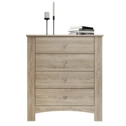 Cassettiera 80x90h cm 4 cassetti rovere sonoma Londra