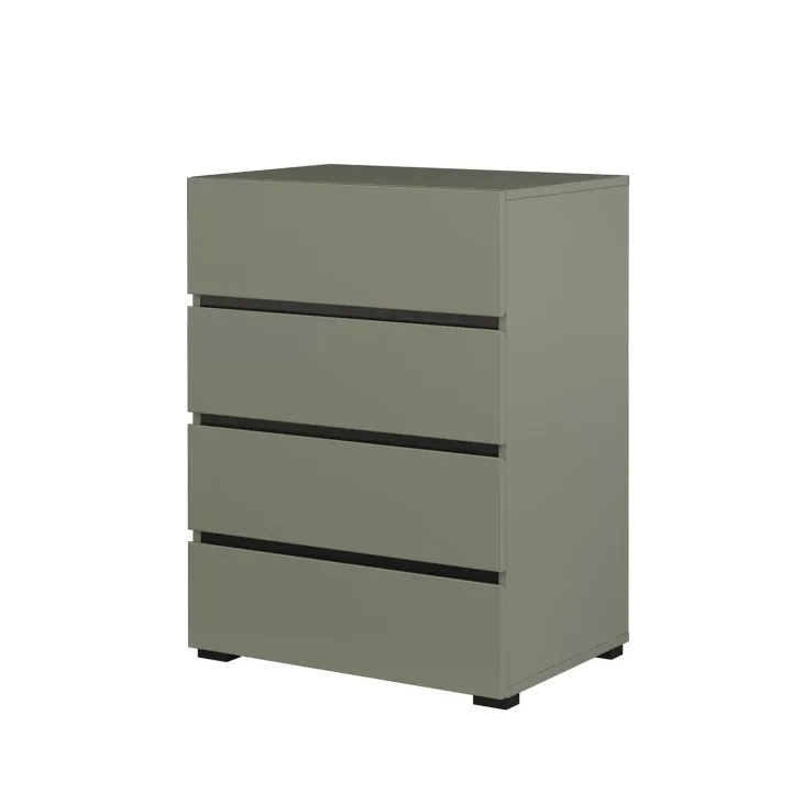 Cassettiera 60x79h cm 4 cassetti verde Lolla