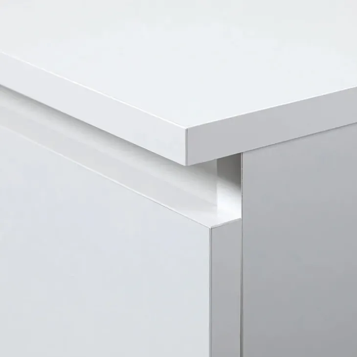 Cassettiera 120x100h cm moderna 8 cassetti bianco Living