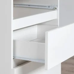 Cassettiera 120x120h cm moderna 10 cassetti bianco Living