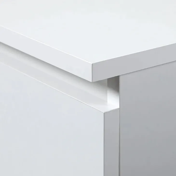 Cassettiera 140x120h cm moderna 10 cassetti bianco Living