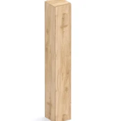 Colonna a terra 28x186h cm 1 anta reversibile multiuso rovere chiaro Sunset