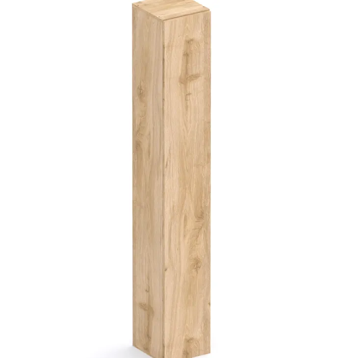 Colonna a terra 28x186h cm 1 anta reversibile multiuso rovere chiaro Sunset