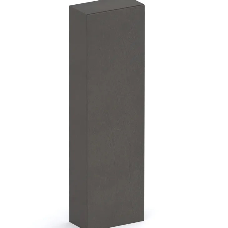 Colonna a terra 55x186h cm multiuso 1 anta reversibile ossido nero Sunset
