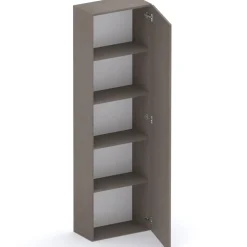 Colonna a terra 55x186h cm multiuso 1 anta reversibile marrone bronzo Sunset