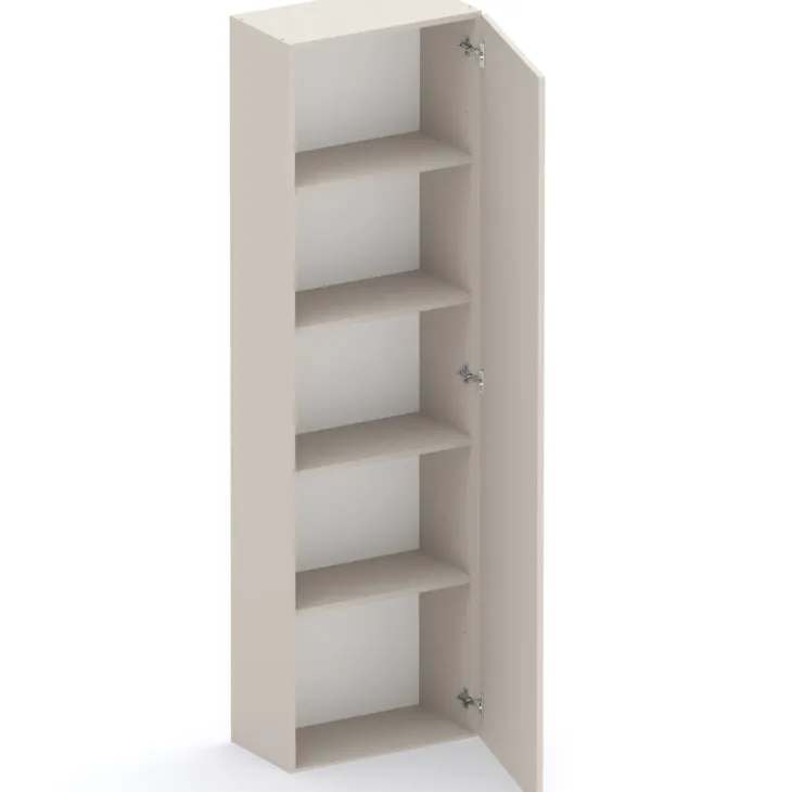 Colonna a terra 55x186h cm multiuso 1 anta reversibile beige Sunset
