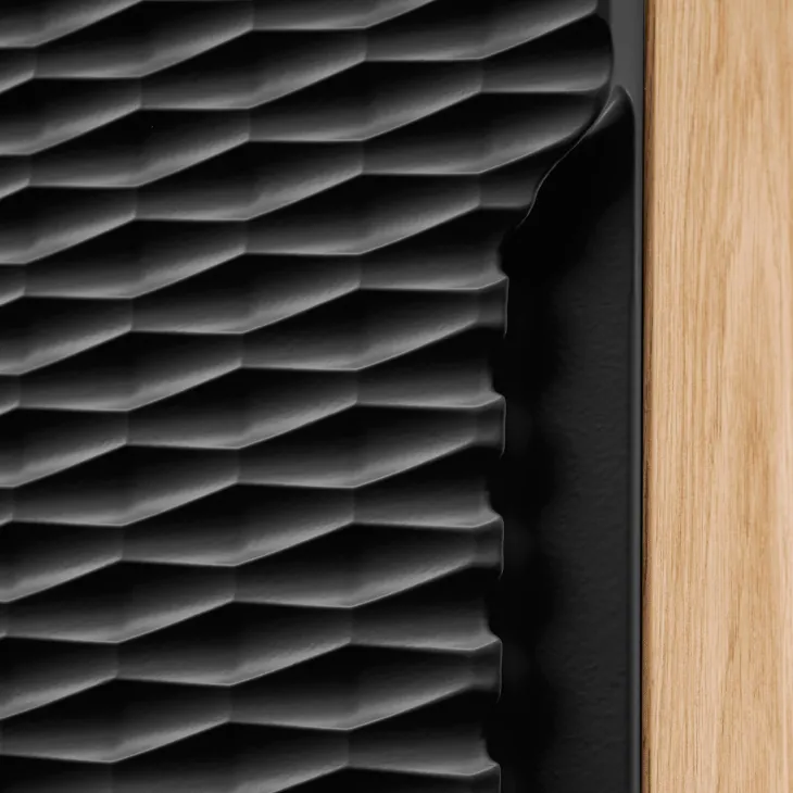 Colonna bagno sospesa 35x170h cm 1 anta nero rovere Swim