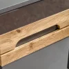 Colonna bagno sospesa 35x67h cm 1 anta rovere grigio lucido Rabat