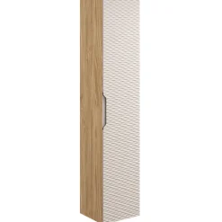 Colonna bagno sospesa 35x170h cm 1 anta beige rovere Swim