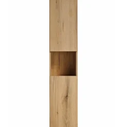 Colonna bagno sospesa 30x140h cm 2 ante rovere Rovery