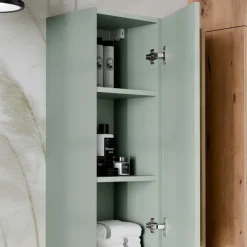 Colonna bagno sospesa 30x160h cm 2 ante verde salvia Speranza
