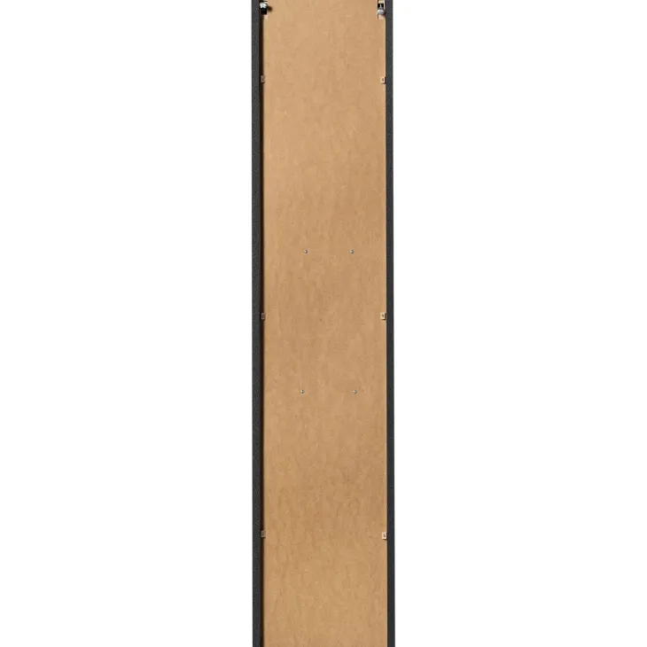 Colonna bagno sospesa 30x140h cm cannettato 2 ante nero Cleany