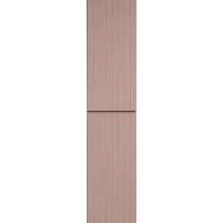 Colonna bagno sospesa 35x160h cm cannettato 2 ante rosa Autentic