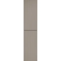 Colonna bagno sospesa 35x160h cm cannettato 2 ante beige Autentic