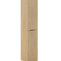 Colonna bagno sospesa 35x170h cm cannettato 2 ante rovere Pretty