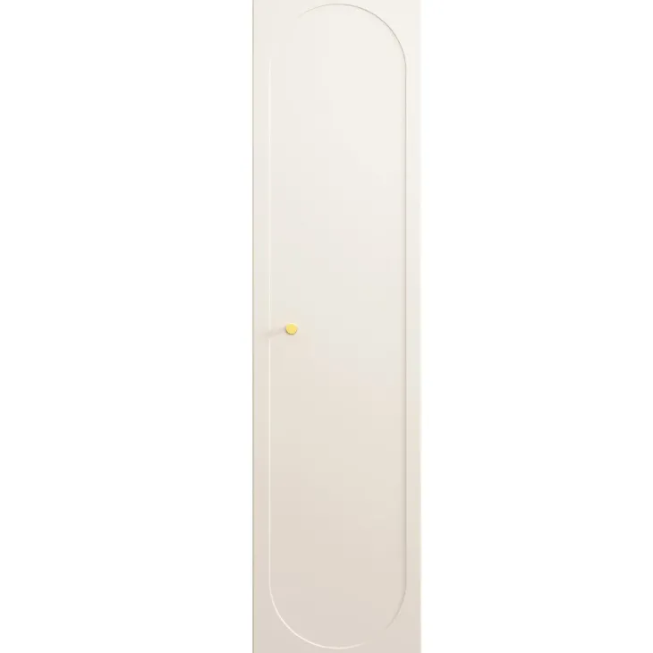 Colonna bagno sospesa 35x140h cm fresato 1 anta beige Sand