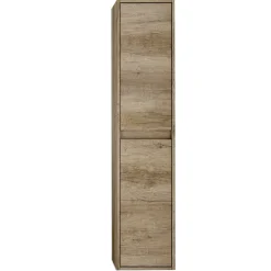 Colonna bagno sospesa 30x140h cm moderna rovere chiaro Eveline