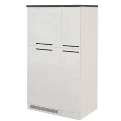 Colonna frigo dispensa cucina 90x165h cm moderna bianco grigio pietra Gourmet