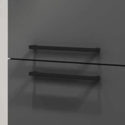 Colonna frigo dispensa cucina 90x165h cm moderna antracite rovere Gourmet