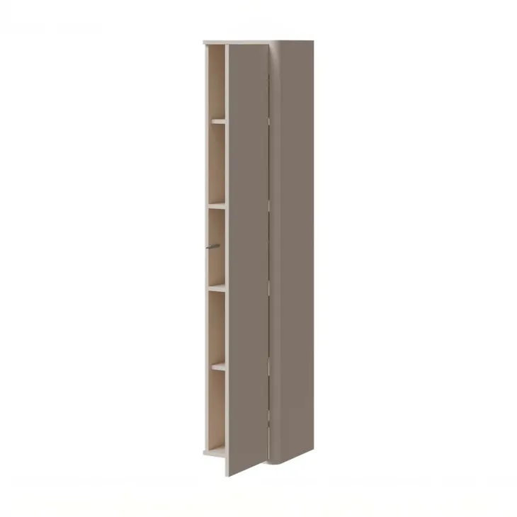 Colonna pensile soggiorno 36x164h cm 1 anta beige cashmere Bellagio