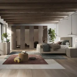 Comò cassettiera multifunzione 110x83h cm 3 cassetti marrone bronzo rovere scuro Silky