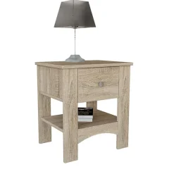 Comodino 45x35 cm moderno rovere sonoma Londra