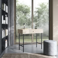 Consolle ingresso 93x79cm 1 cassetto beige Eterna