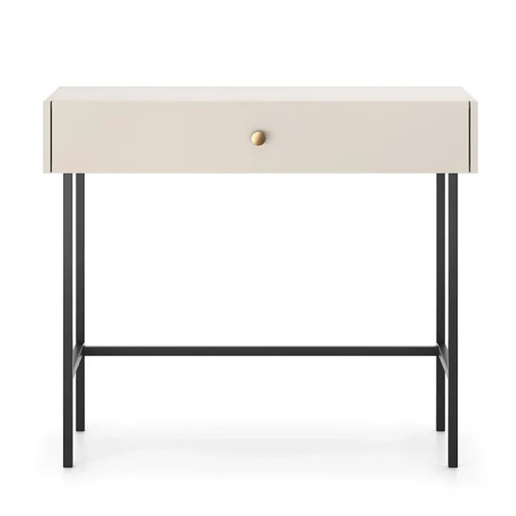 Consolle ingresso 93x79cm 1 cassetto beige Eterna