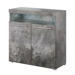 Credenza alta 91x92h cm 2 ante moderna ossido Frisk